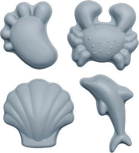 Scrunch sandforme - blå - foldbare - genanvendelige