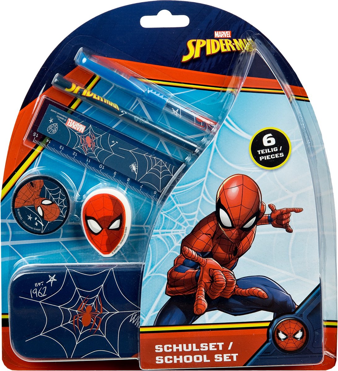 Spider-man spiderman skolesæt