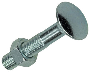 Mack 1017576 - træbolt + møtrik galvaniseret stål 5 stk m7 x 40 mm | 5 stk