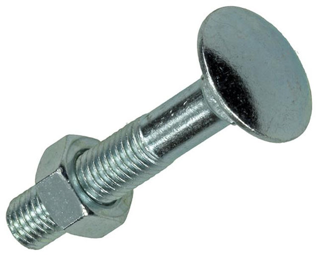 Mack 1017576 - træbolt + møtrik galvaniseret stål 5 stk m7 x 40 mm | 5 stk