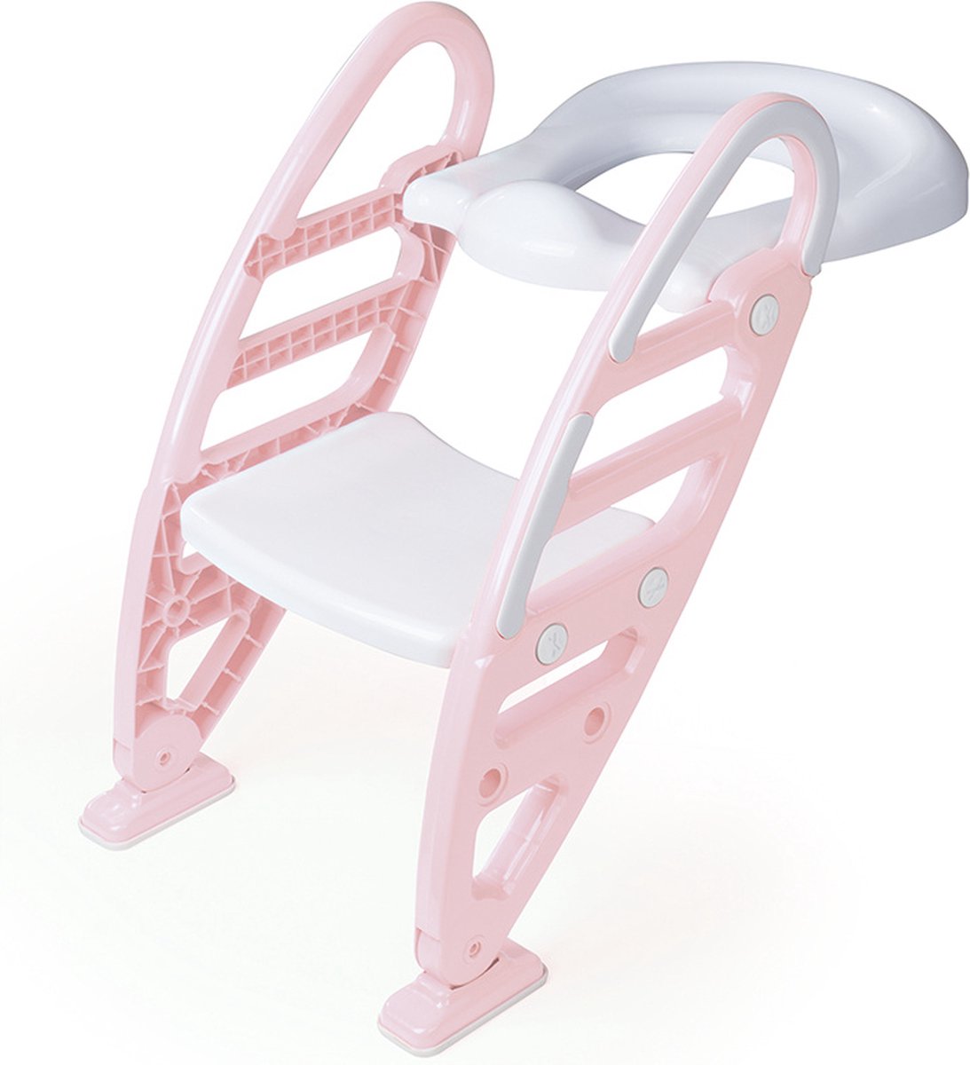 Dolu pink toilettræner med trin 7250