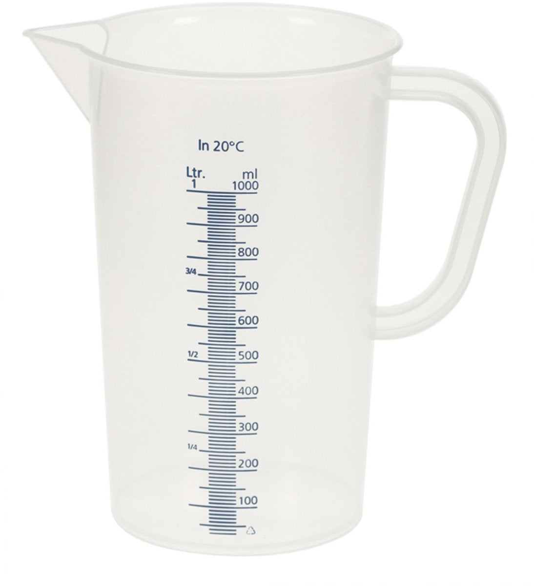 Vitlab målebæger 500 ml - klar og holdbar