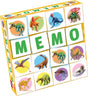 Taktisk memo dinosaurer - memospil - find de rigtige par - farverige dinosaurer og forhistoriske krybdyr - pædagogisk brætspil for børn og familier - 2 til 6 spillere - fra 3 år