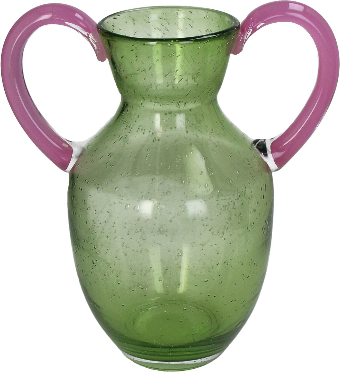 Hd collection vaas glas groen 27x18x32,5cm