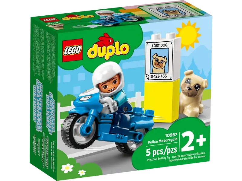 Lego Duplo - 10967 politi motorcykel