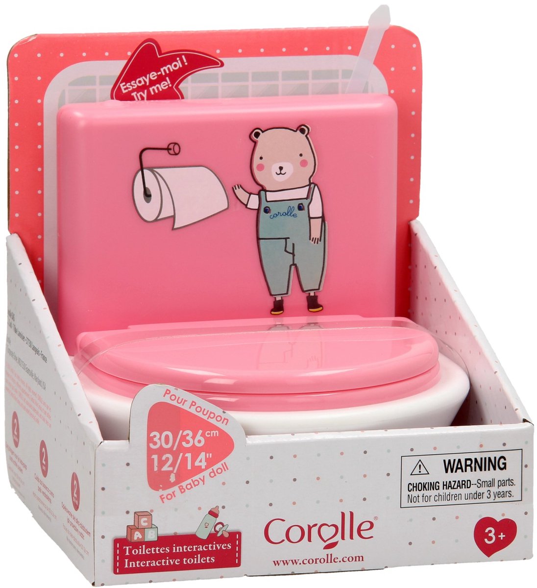 Corolle mon grand pupon - interaktivt toilet