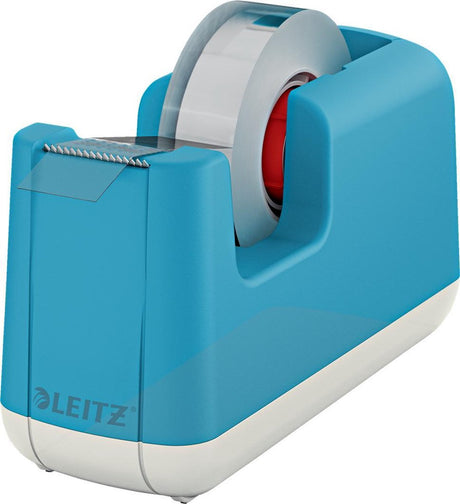 Leitz hyggelig tapeholder - selvklæbende tape dispenser inklusive klæbende tape - ideel til hjemmekontor, der arbejder hjemmefra - fredfyldt blå