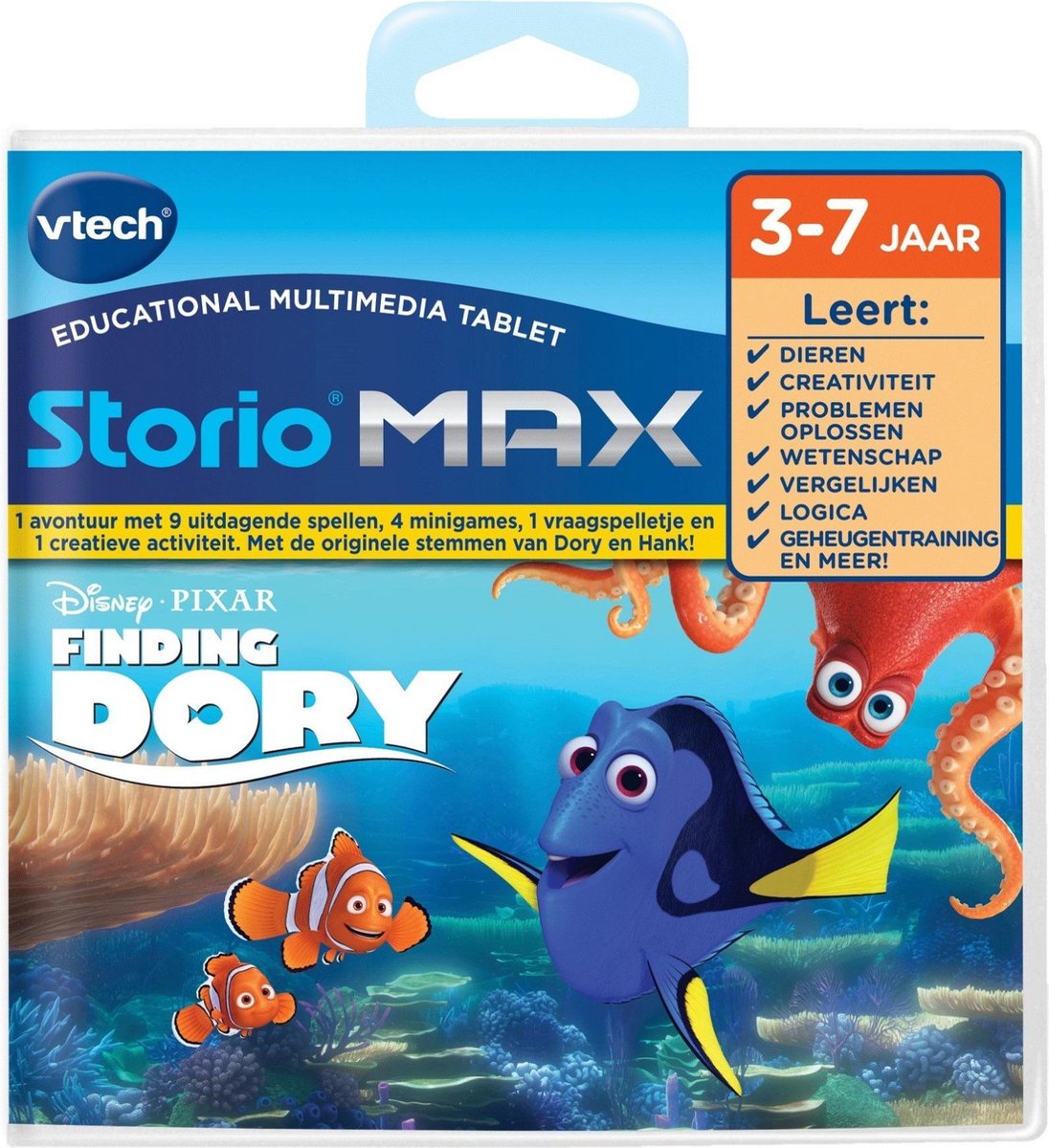 Vtech storio max find dory - lærende computerspil - tilbehør til børnetablet - fra 3 til 7 år