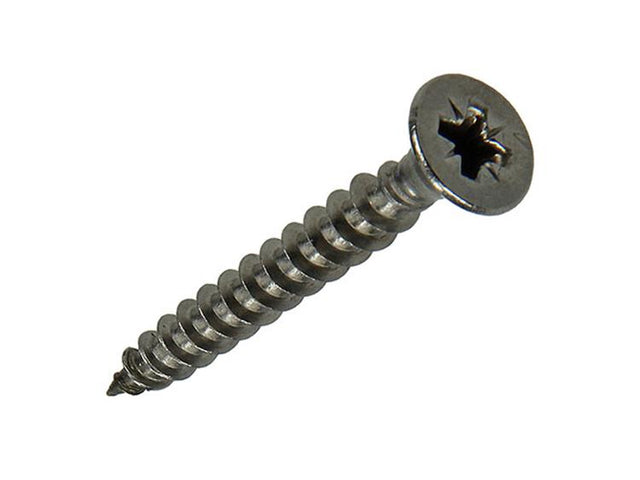 Mack 1019749 - spånplade skrue vz hoved rustfrit stål 9 stk 4,5 x 35 mm | 10 stk