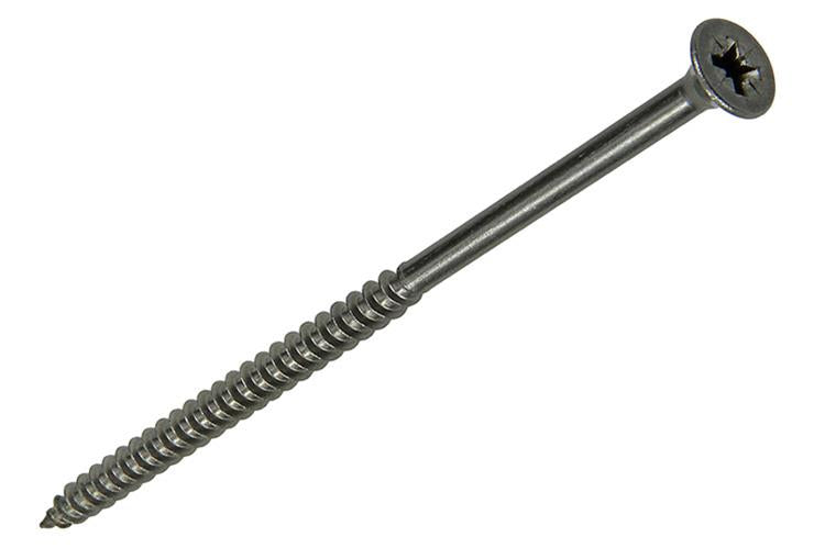 Mack 1019759 - spånplade skrue vz hoved rustfrit stål 4 stk 5,0 x100 mm | 5 stk