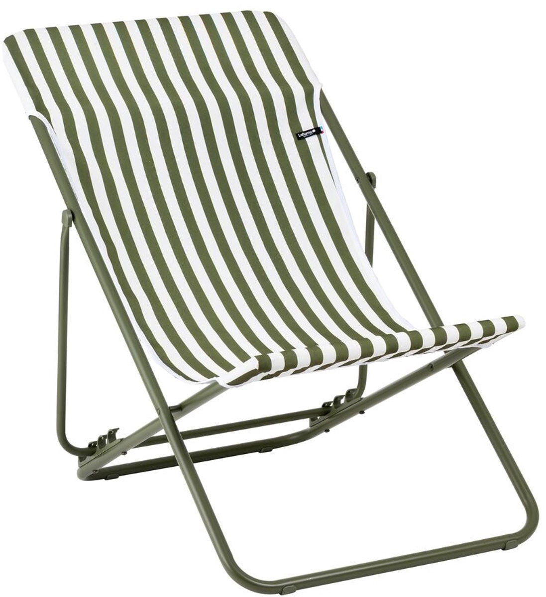 Lafuma maxi transat - strandstol - foldbar - justerbar - airlon - mosstribet