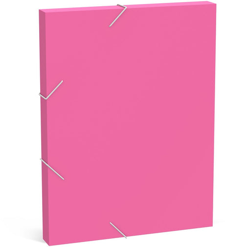 Qc pastel neon documenten box - neon roze