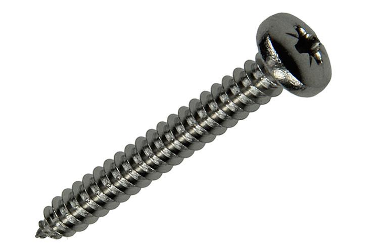 Mack 1019796 - selvskærende skrue cylinderhoved A2 6 stk 4,8 x 38 mm | 10 stk