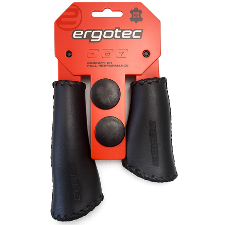 Ergotec håndterer monaco læder lang kort sort