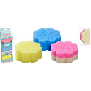 Skuresvamp PU sæt 3 stk dia 10cm | 12 stk