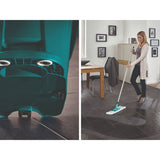 Leifheit profi xl komplet gulvviskersystem - med hjul - micro duo klud - ekstra statisk støvklud - 42 cm viskebredde