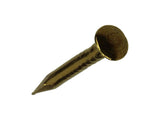 Mack 1017926 - søm konveks hoved messing 100 gr1,2 x 12 mm | 5 stk