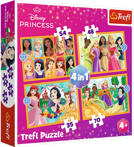 Trefl disney puslespil 4-i-1