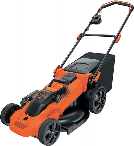 Black+decker 36v 2x2.5ah 48cm 3i1 autosense plæneklipper - clma4825l2-qw