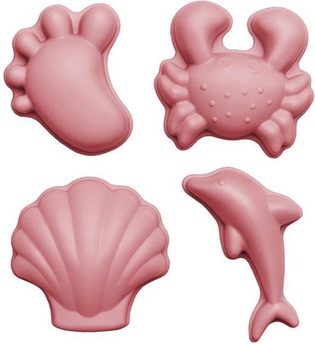 Scrunch sandforme - pink - foldbare - genanvendelige