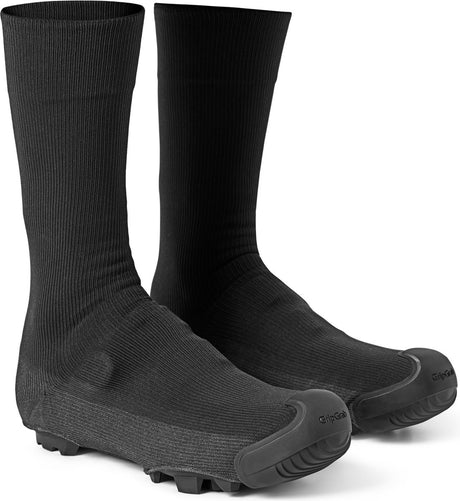 Gripgrab - explorer vandtætte grusovertrækssko thermo mtb regncykeloversko - sort - unisex - størrelse l (42-44)
