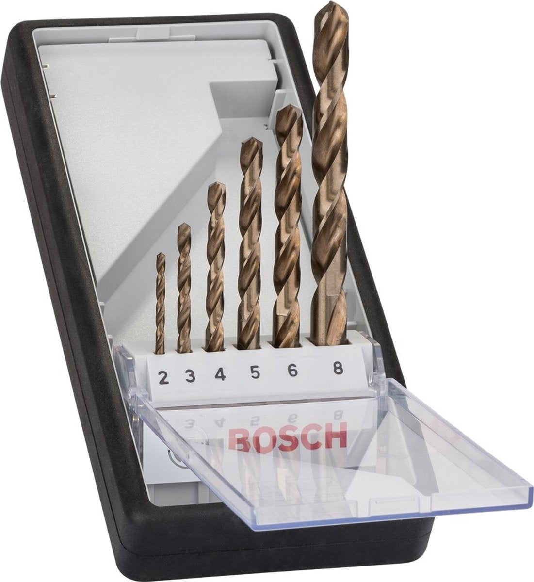Bosch 6-delt robust linje metalboresæt hss-co(6)