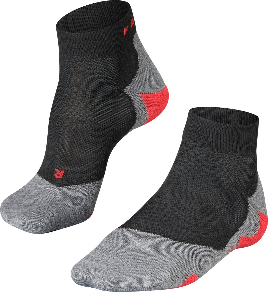 Falke ru5 korte anti-blister funktionsmateriale løbestrømper herre sorte - str. 44-45