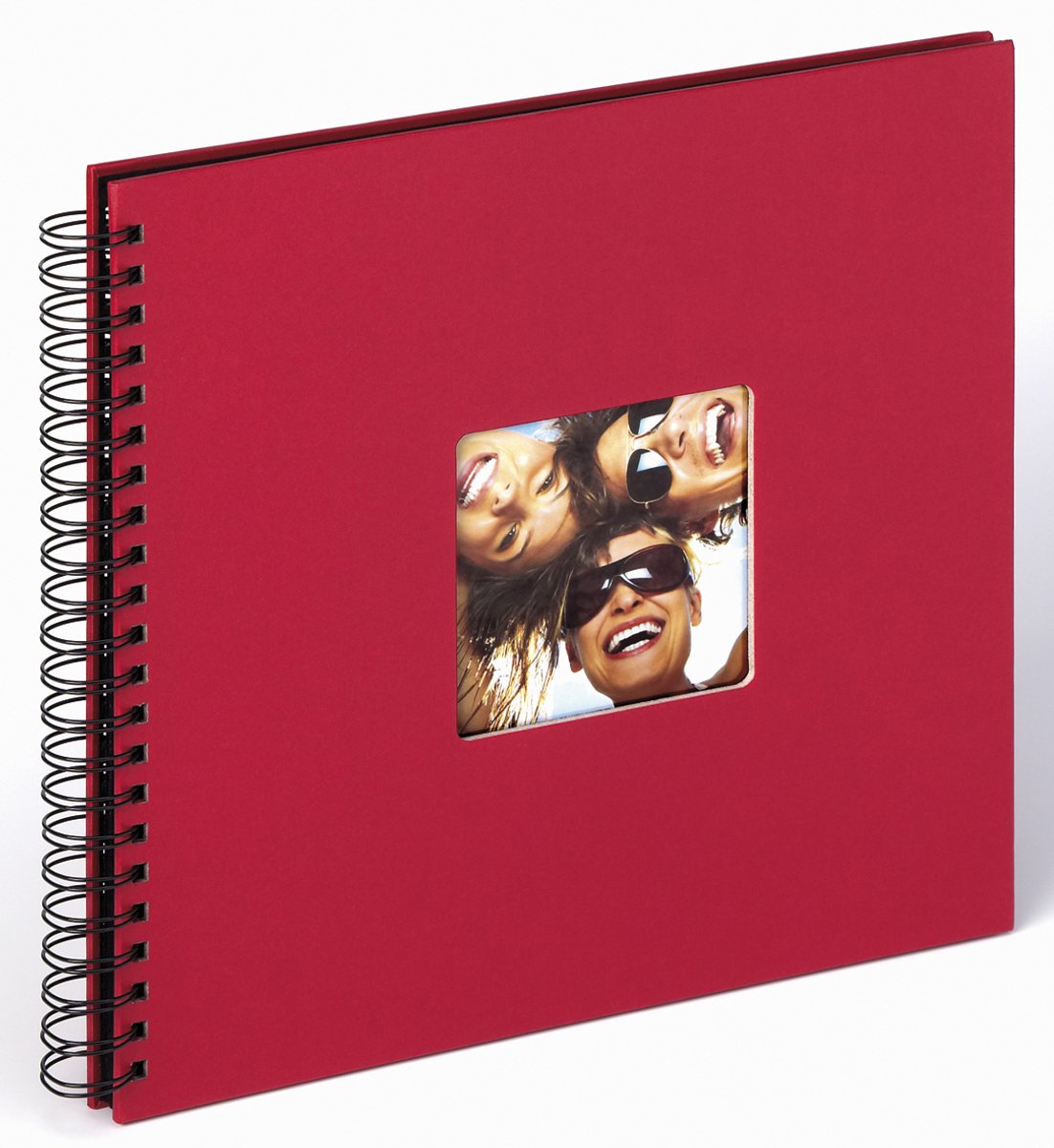 Walther sa-110-r fun - spiral album - størrelse 30 x 30 cm - rød