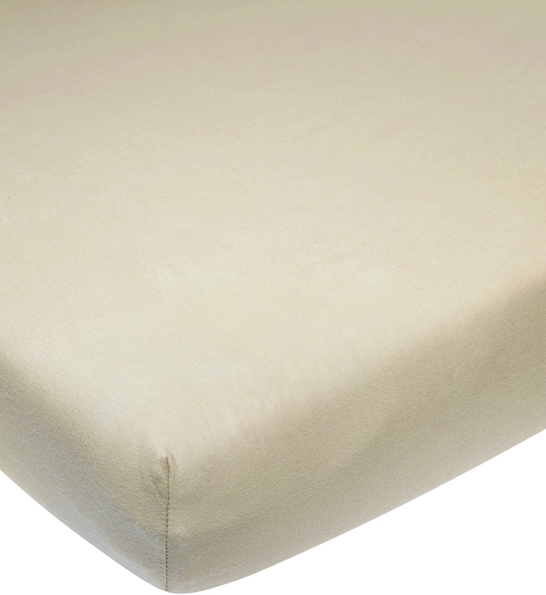 Meyco baby pasform lagen jersey sand 80x160cm - 1-pak