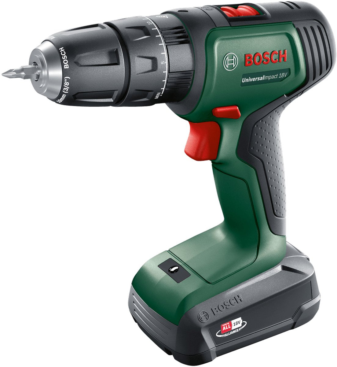 Bosch universal impact 18v | akku slagboremaskine/skruetrækker