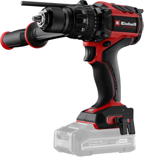 Einhell professionel akku slagbore-/skruetrækker TP-CD 18 120 li-i bl solo - power x-change - 18 v li-ion - med slagfunktion - 2 hastigheder - 120 nm - børsteløs motor - ekskl. batteri og oplader