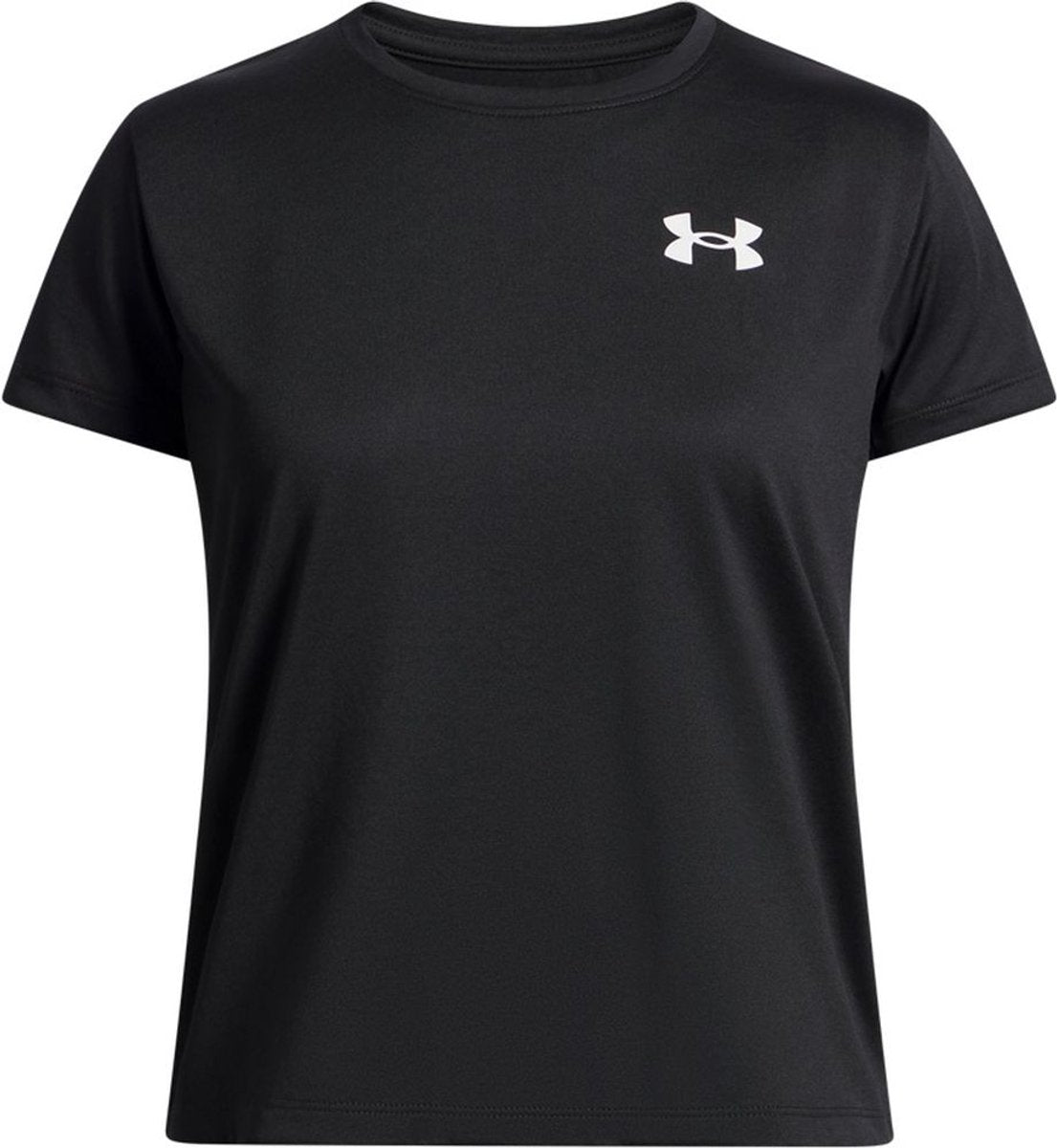 Under armour ua tech ssc-blk sportstrøje til piger - sort - hvid