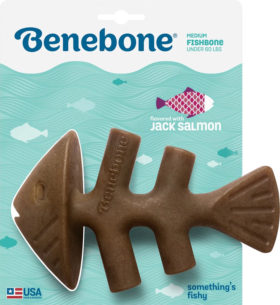 Benebone - tyggevarer - fiskeben - laks - m 420300