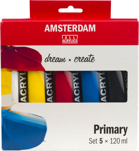Amsterdam standard series acrylverf primaire set | 5 x 120 ml