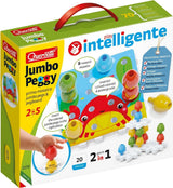 Quercetti stabelspil jumbo peggy junior pap 24 dele
