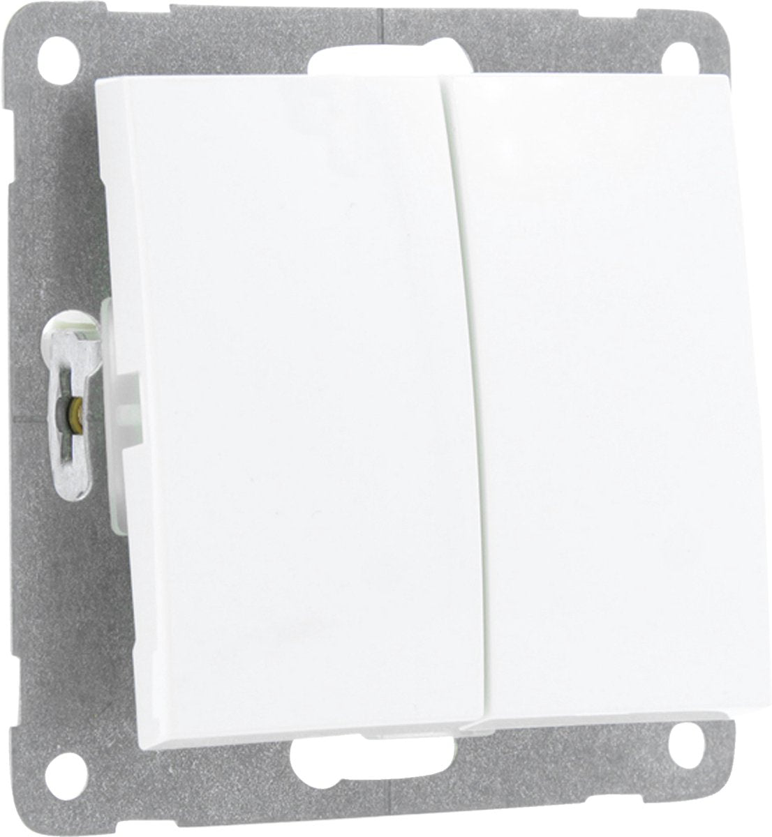 Smartwares s2 series switch - indbygget - polar hvid