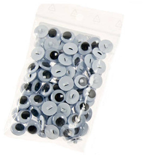 Creativ company googly eyes, str. 12 mm, 50 par, 100 stk., 1 pose