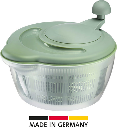 Westmark salatspinner, kapacitet: 5 l, ø 26 cm, plast, BPA-fri, fortuna, farve: transparent mintgrøn, 2432224m