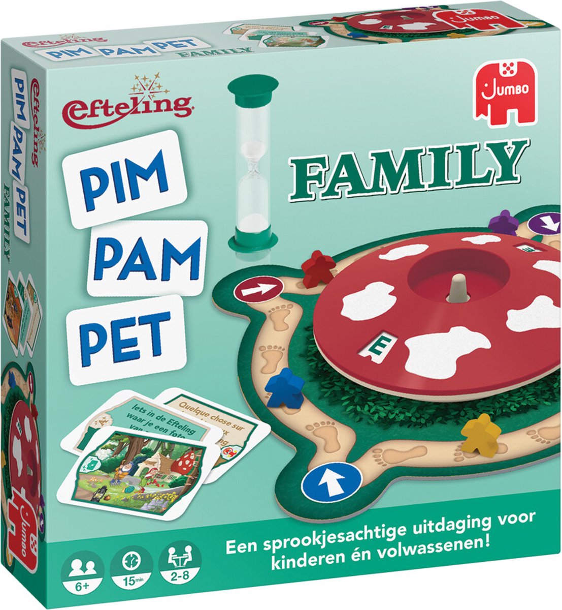 Jumbo Efteling pim pam kæledyrsfamilie