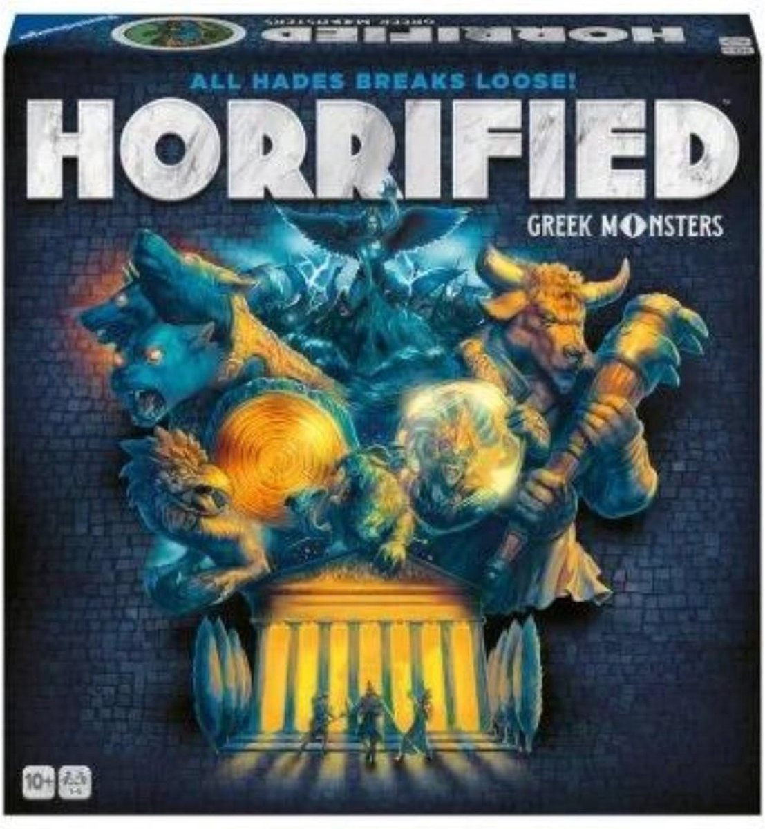 Ravensburger Horrified: Greek Monsters - engelsk brætspil
