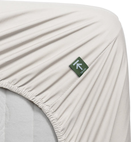 Beddinghouse - percale-katoen - split-topper - hoeslaken - 180x200 cm - gebroken wit