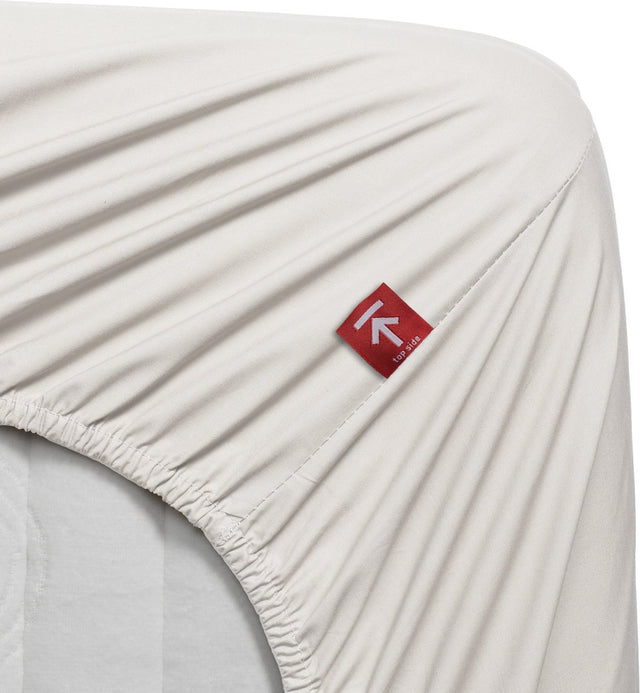 Beddinghouse - percale katoen - hoeslaken - 160x200 cm - gebroken wit