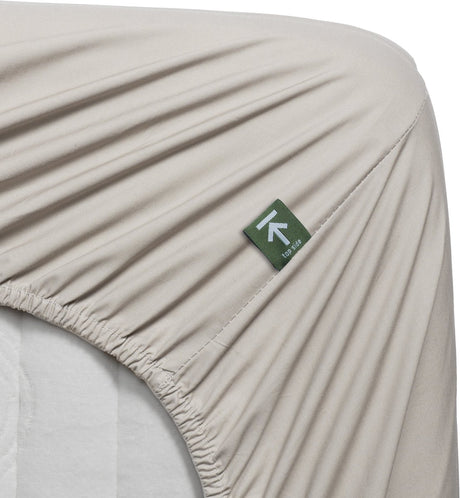 Beddinghouse percale katoen - hoeslaken - 180x220 - naturel