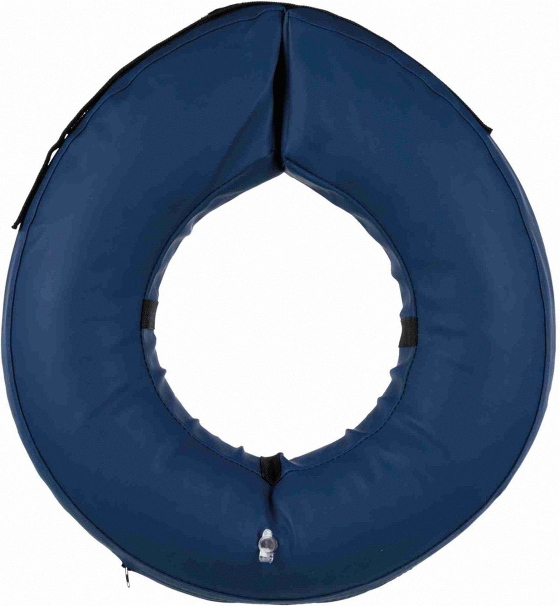 Trixie oppustelig beskyttelseskrave blå - beskyttende halskrave - 40-45 cm