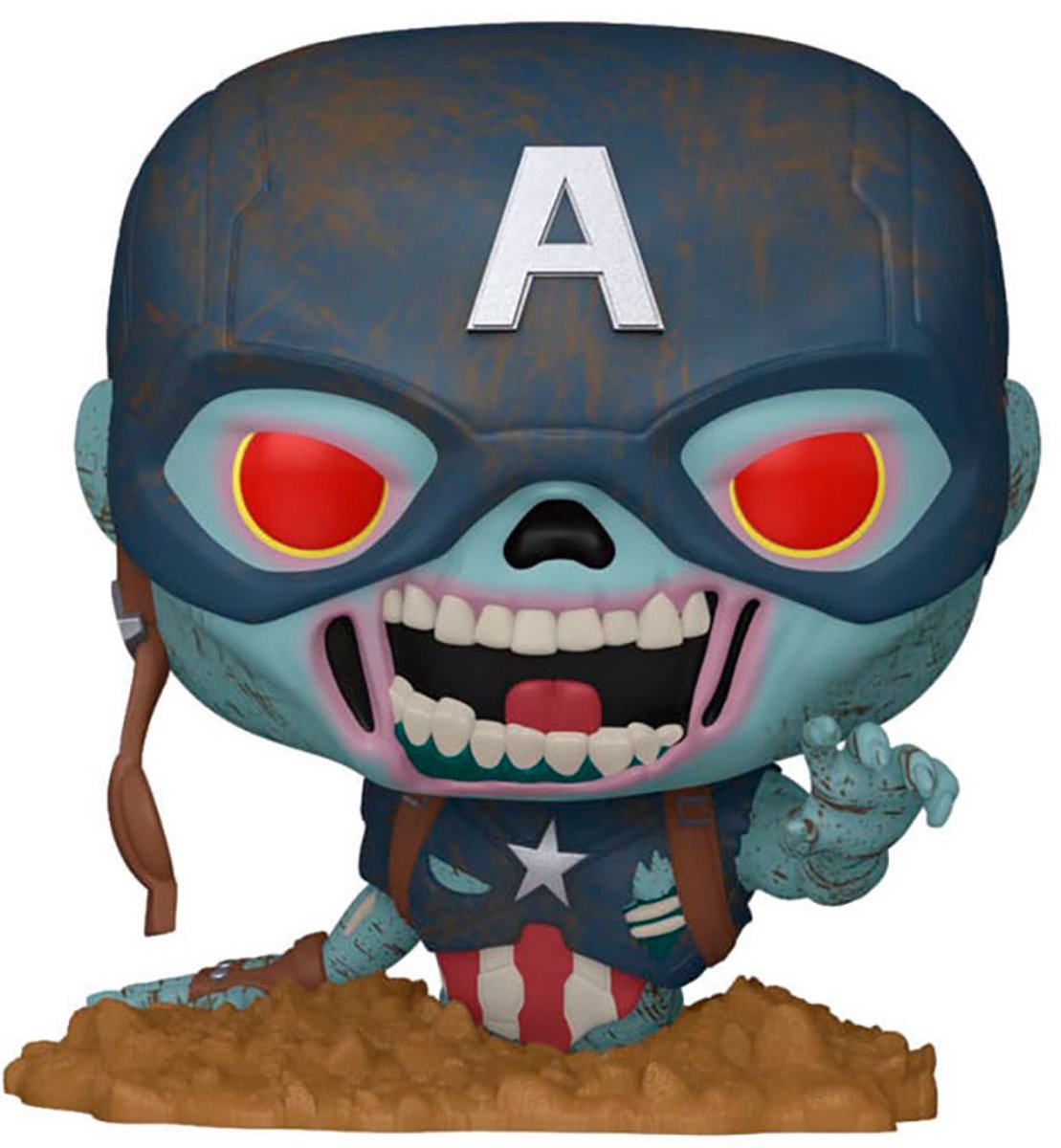 Funko pop! marvel zombier - zombie kaptajn amerika #1554