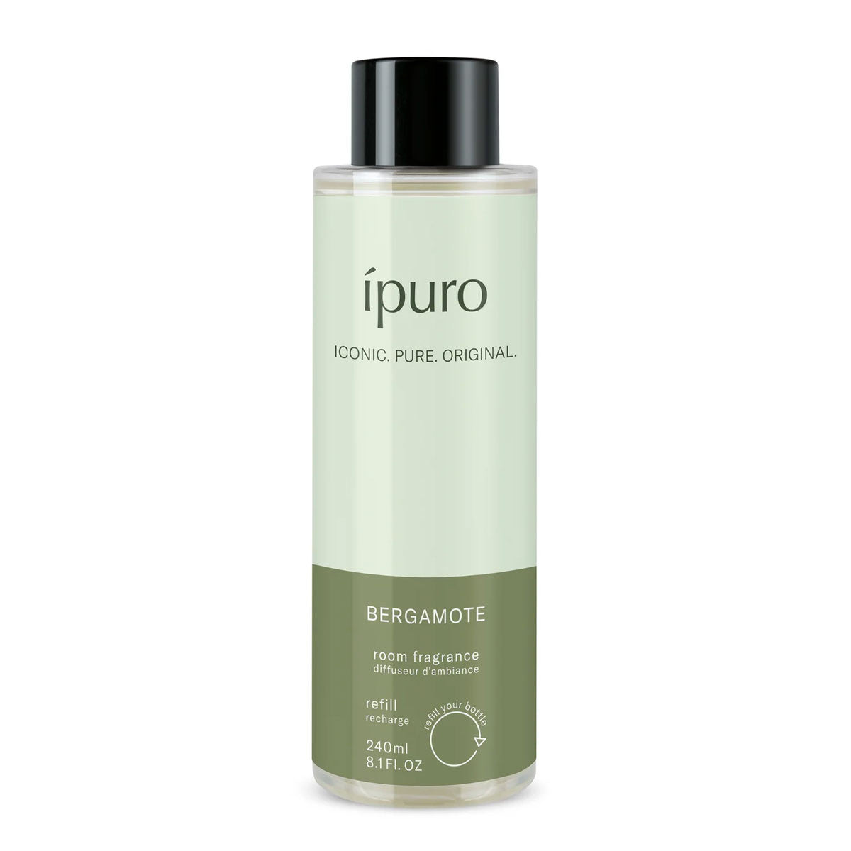 Ipuro geurdiffuser navulling bergamote 240ml