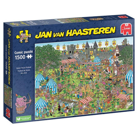 Jumbo Jan van Haasteren puslespil - Robin Hood Festival, 1500 stk.