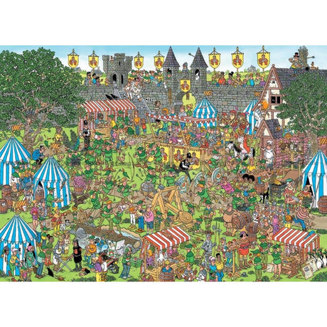Jumbo Jan van Haasteren puslespil - Robin Hood Festival, 1500 stk.