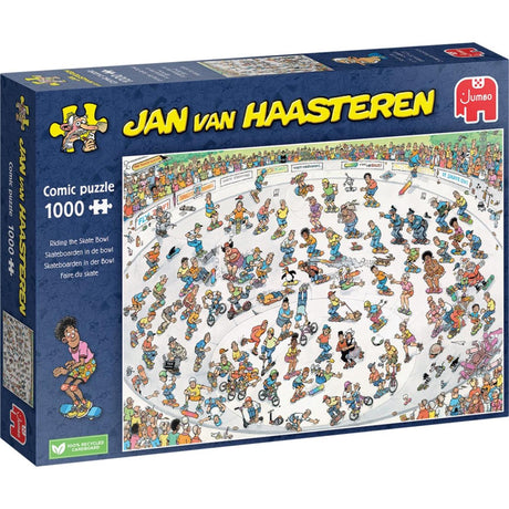 Jumbo Jan van Haasteren puslespil skateboarding i skålen 1000 brikker