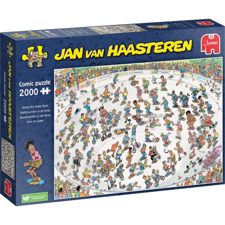 Jumbo Jan van Haasteren puslespil skateboarding i skålen 2000 brikker